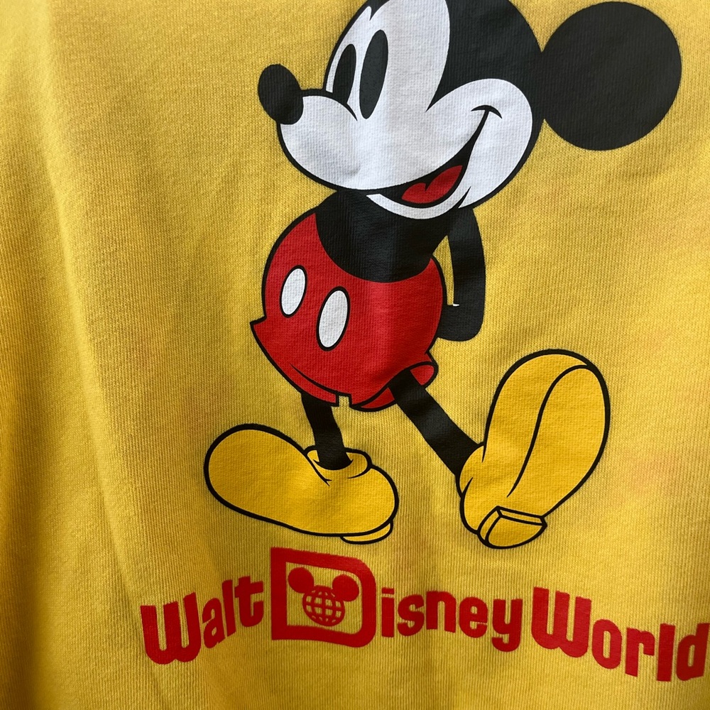Disney Mickey Mouse Yellow Short Sleeve Tee